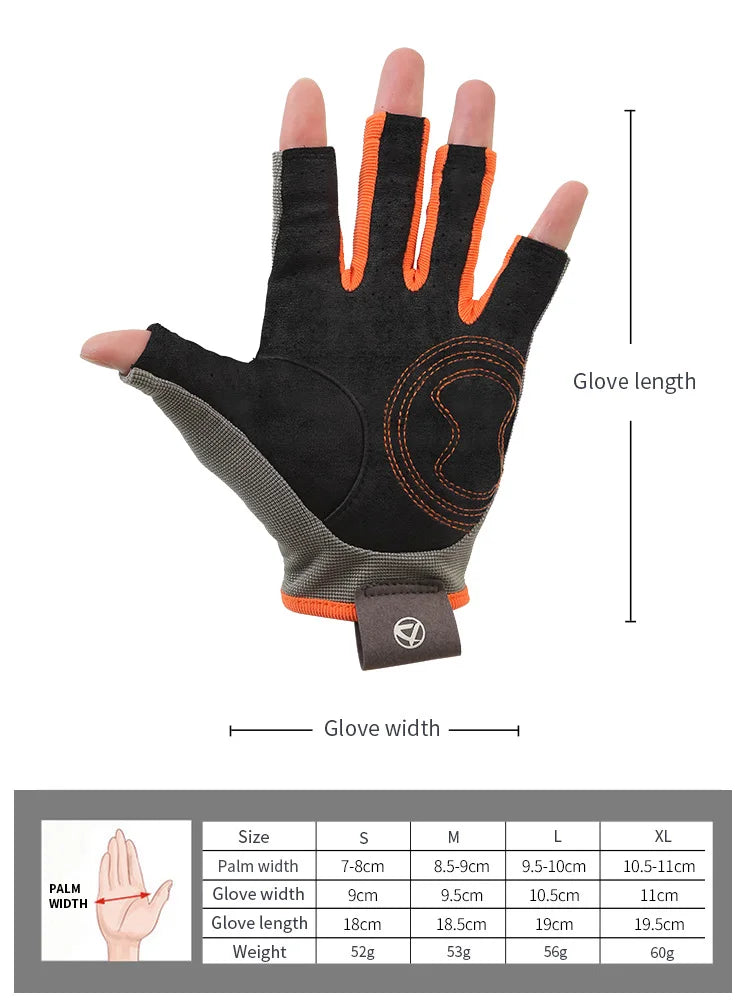 Xinda Half Finger Climbing Gloves H-ST04