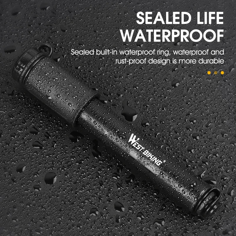 WEST BIKING Mini Bicycle Pump – 100 PSI