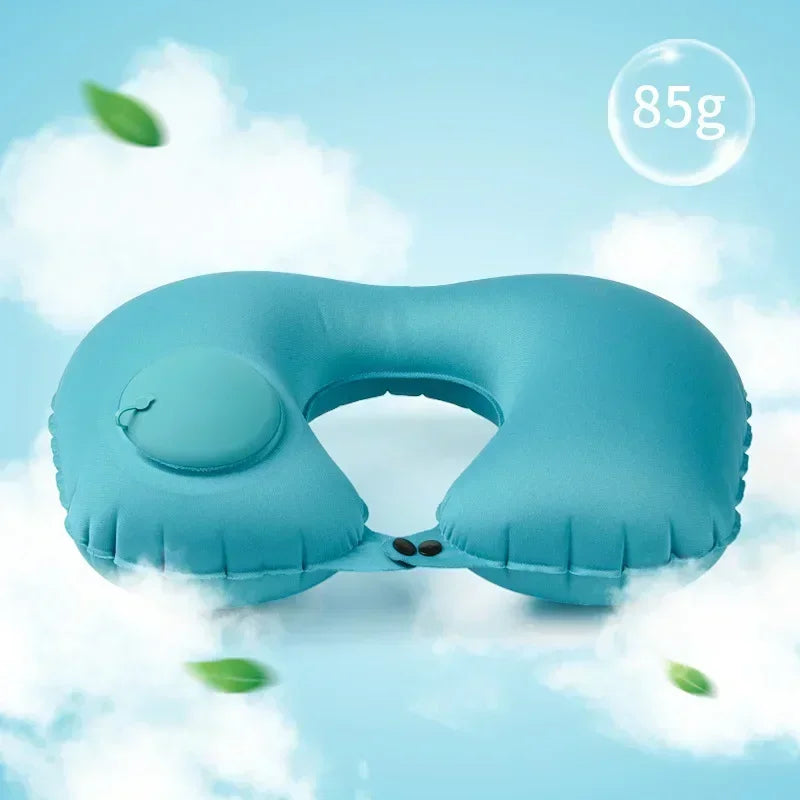 Adjustable Inflatable U-Shaped Neck Pillow