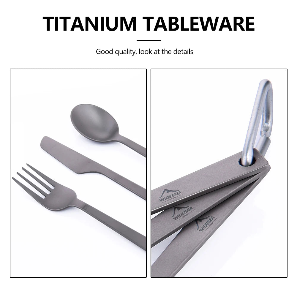 Widesea Titanium – Ultralight Camping Cutlery