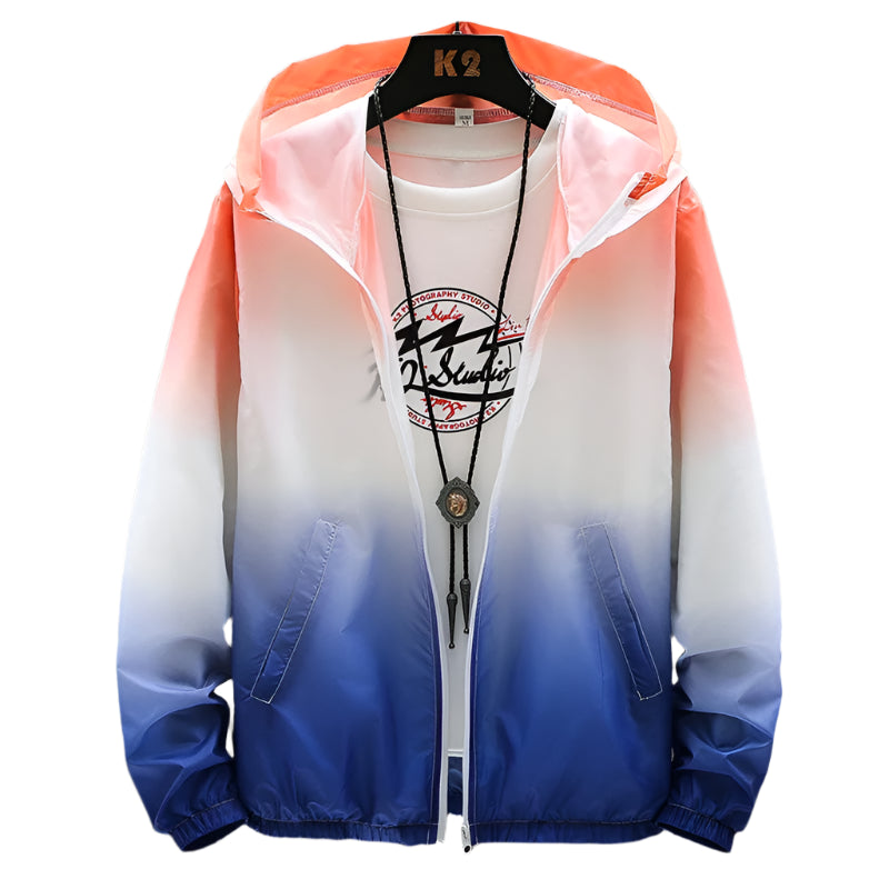 Men's Color Thin Sunscreen Windproof Jacket
