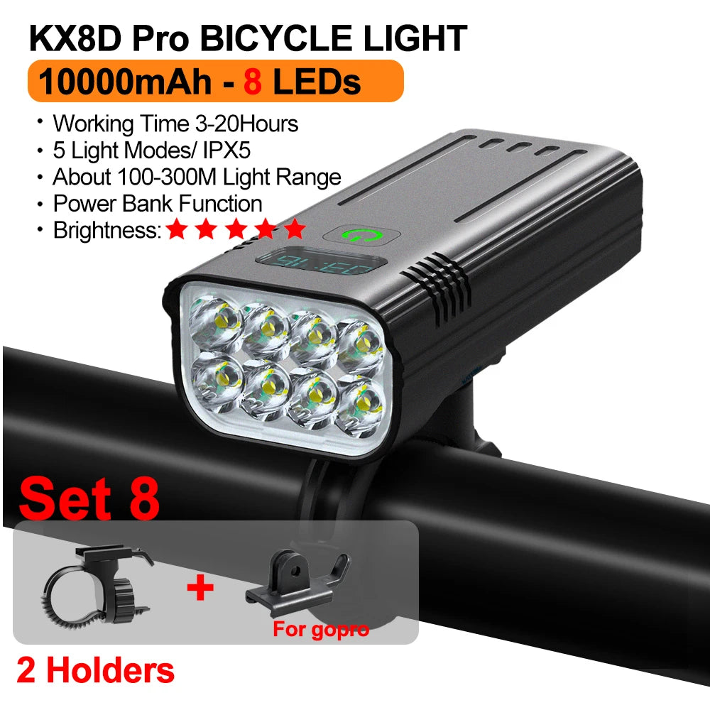 Bike Light with OLED Display & Power Bank