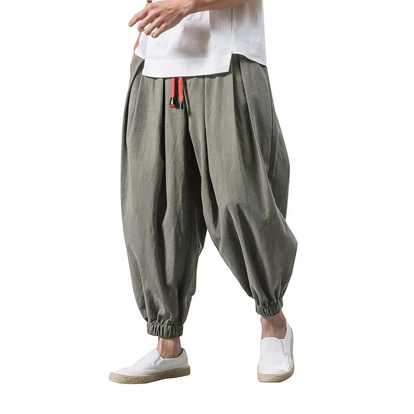 Solid Color Harem Pants