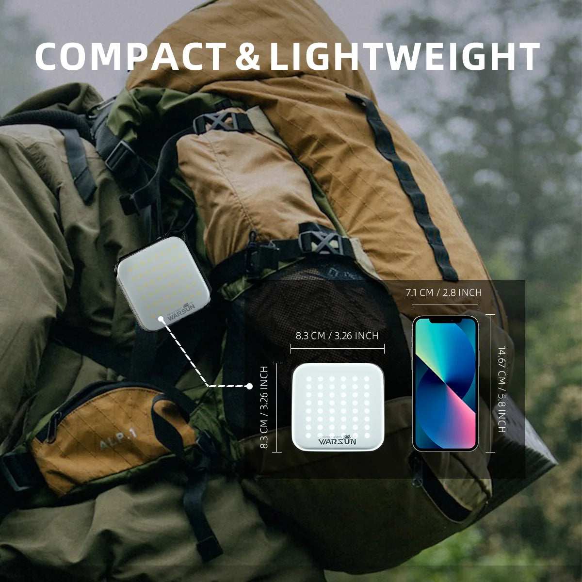 Warsun Camping Lights Rechargeable