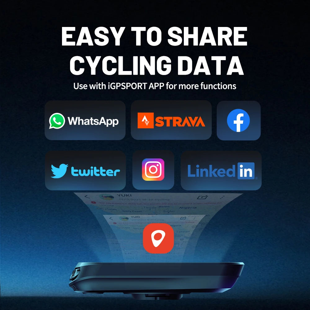 iGPSPORT GPS Odometer Cycling Bike Computer