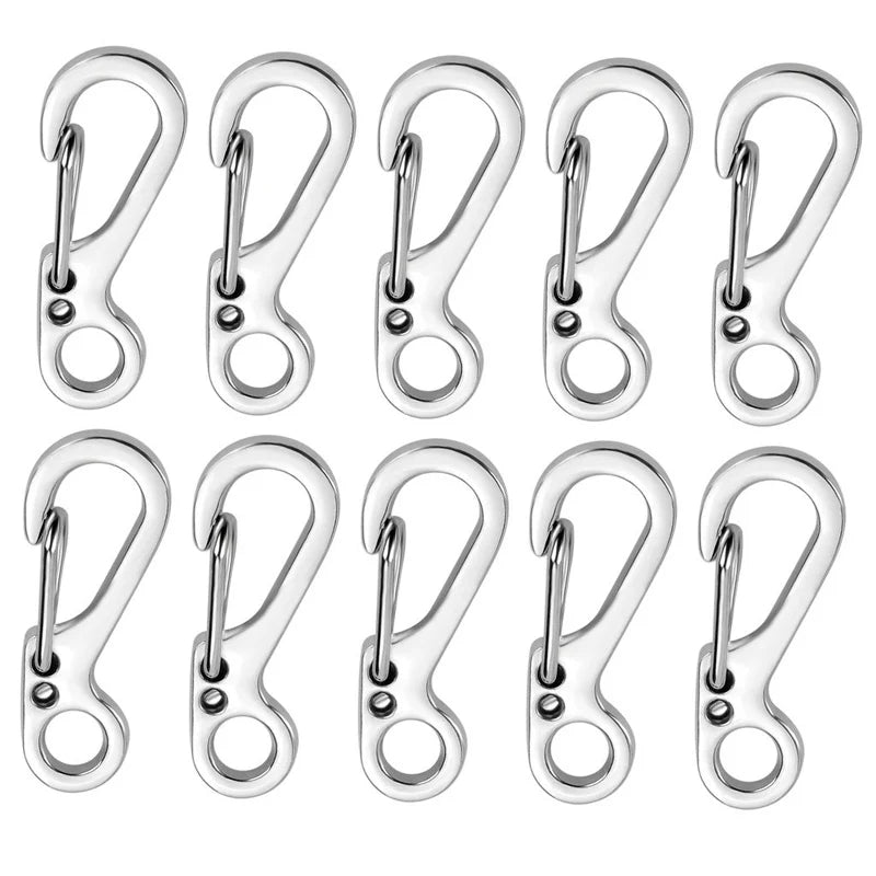 10Pcs/lot Carabiner Gear Hooks