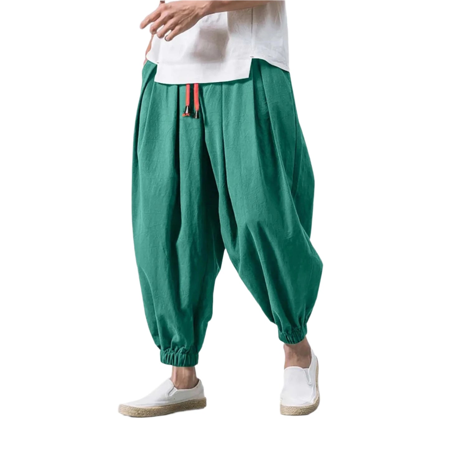 Solid Color Harem Pants