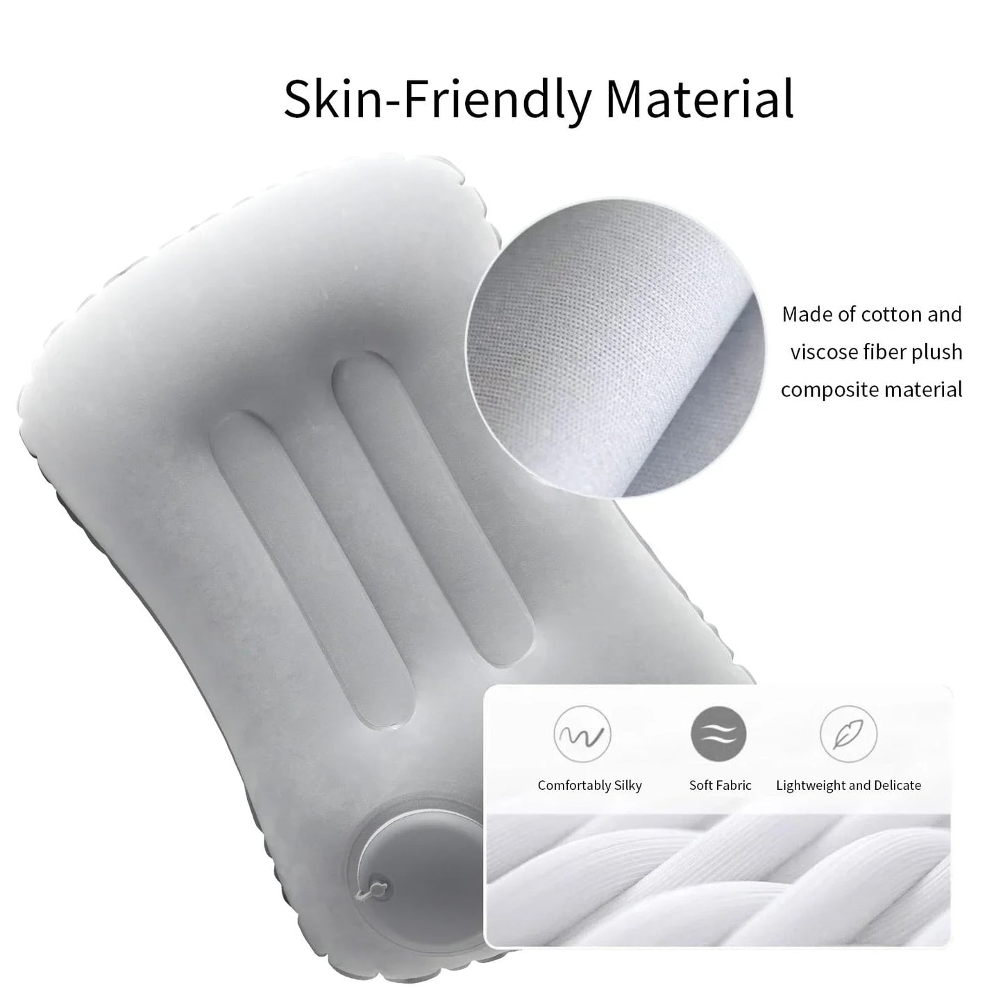 Portable Comfortable Inflatable Pillow