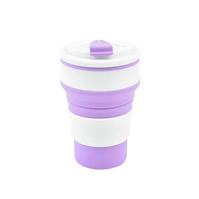 350ML/500ML Silicone Folding Cup | Collapsible Mug