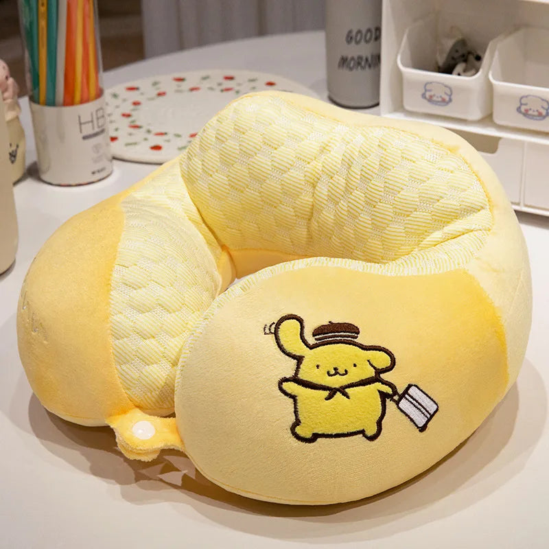 Lovely Kuromi & My Melody U-Shaped Neck Pillow
