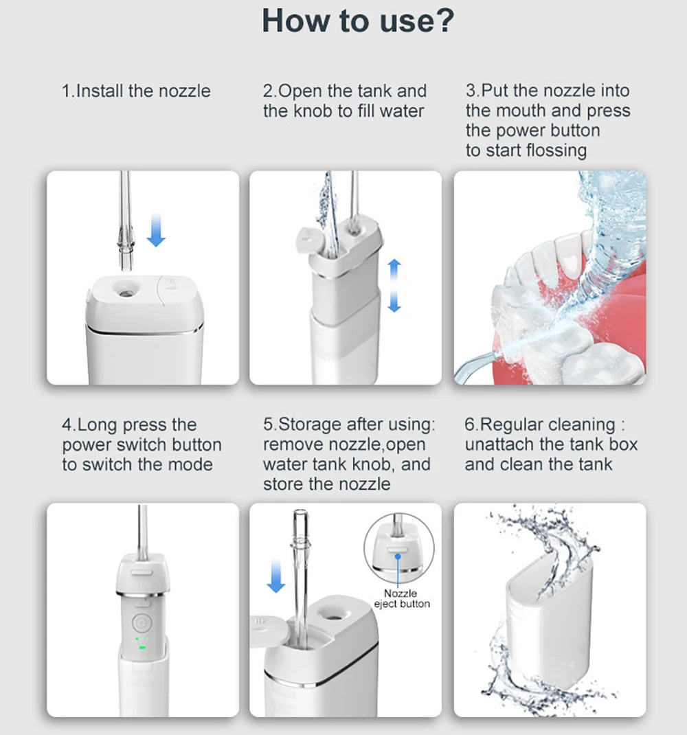 Portable Water Flosser