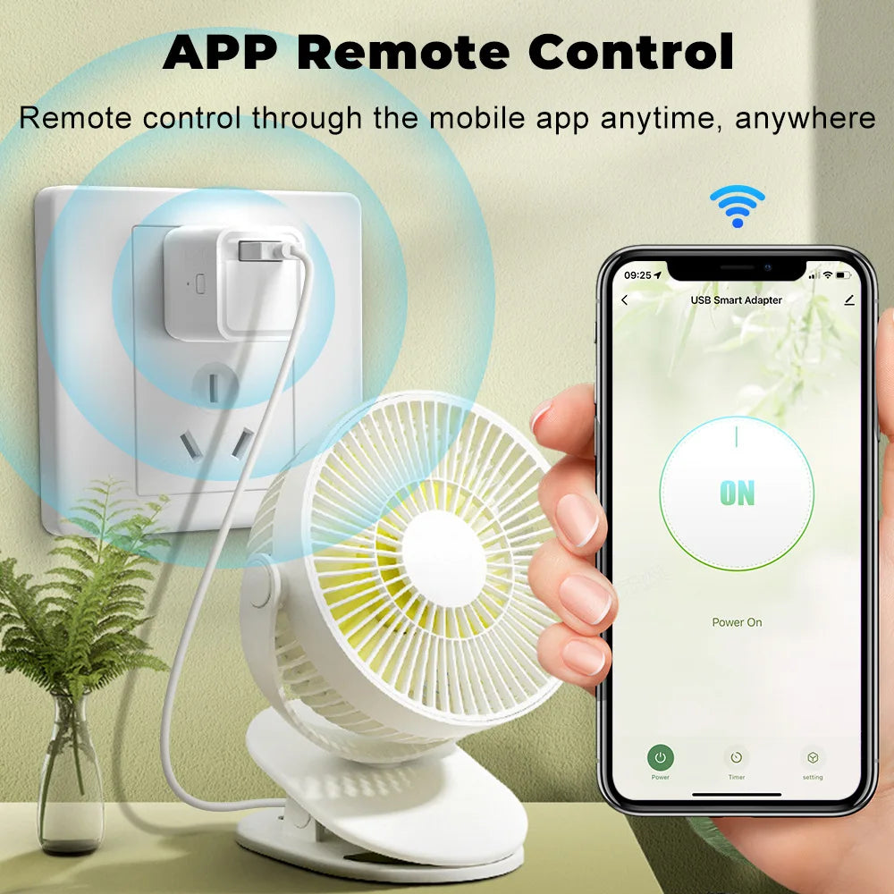 Tuya Smart USB Adapter Switch
