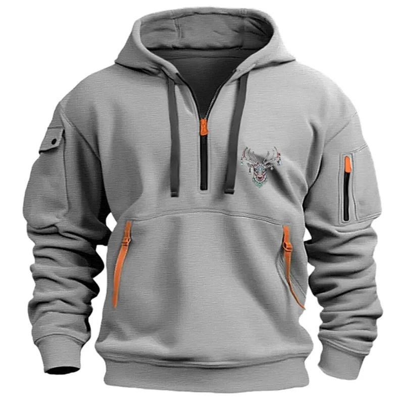 Casual Hooded Sweatshirt