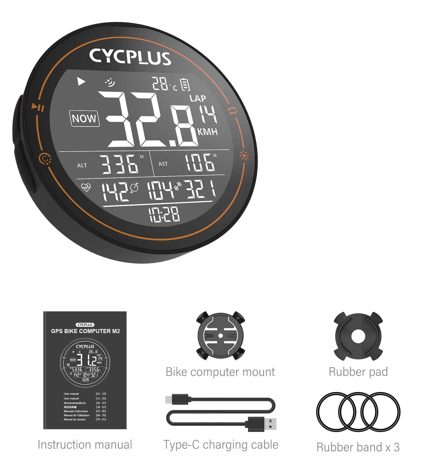 CYCPLUS M2 GPS Bicycle Computer