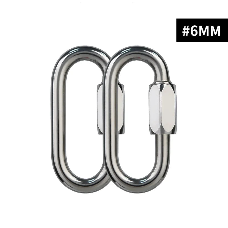 XINDA Safety Carabiner Stainless Steel O-Shape