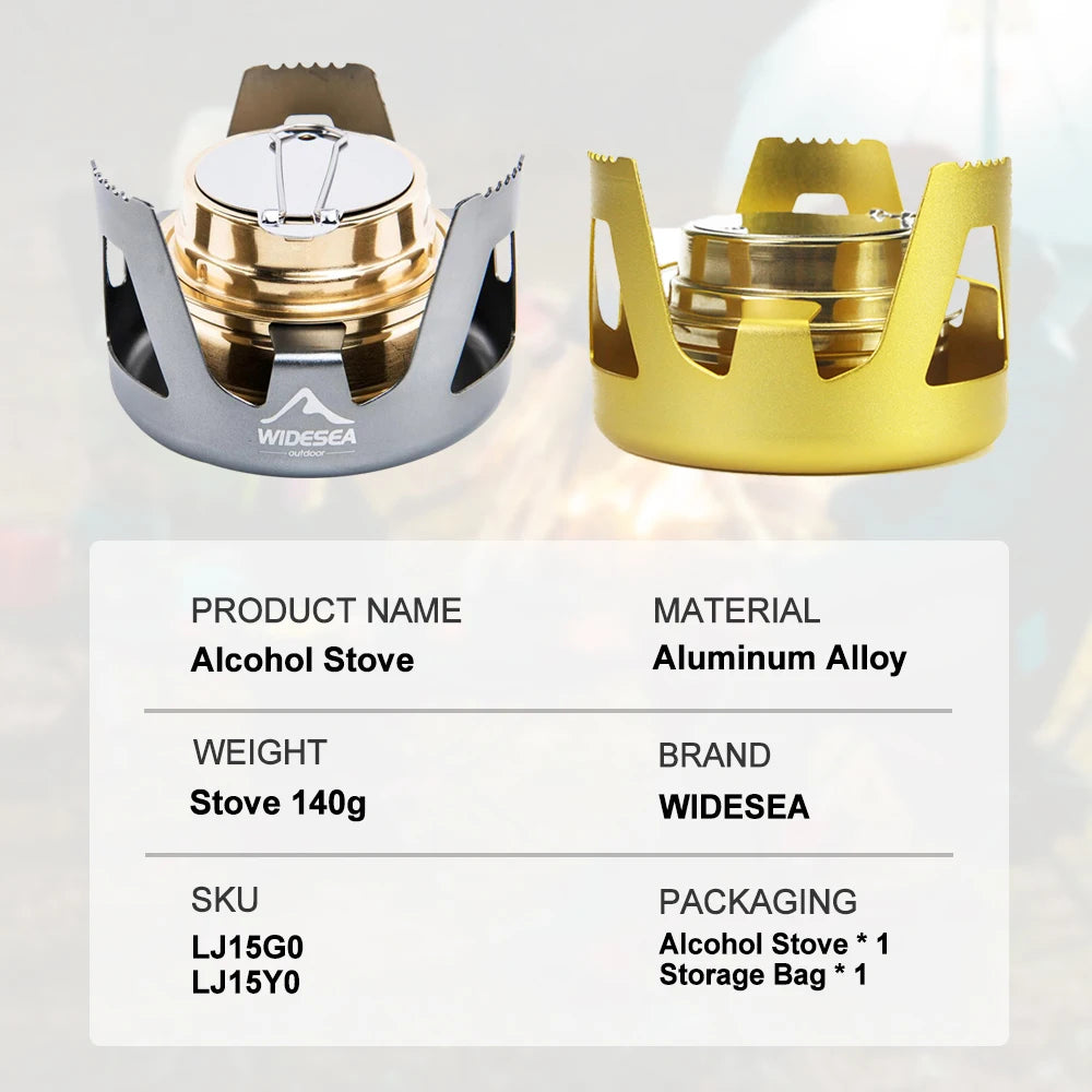 Widesea Mini Ultra-Light Alcohol Stove