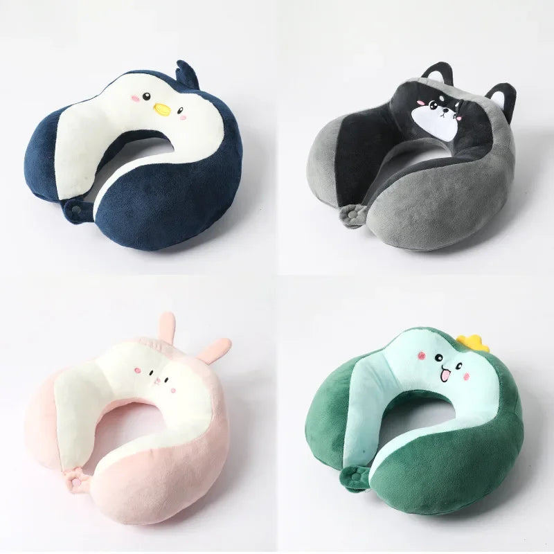 Commuting Nap Cartoon Neck Pillow