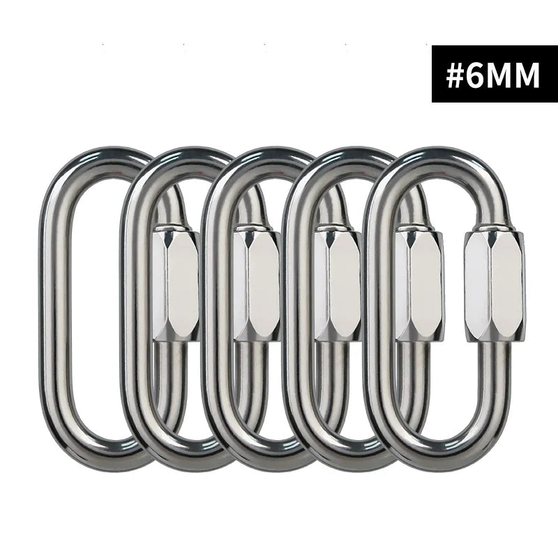 XINDA Safety Carabiner Stainless Steel O-Shape
