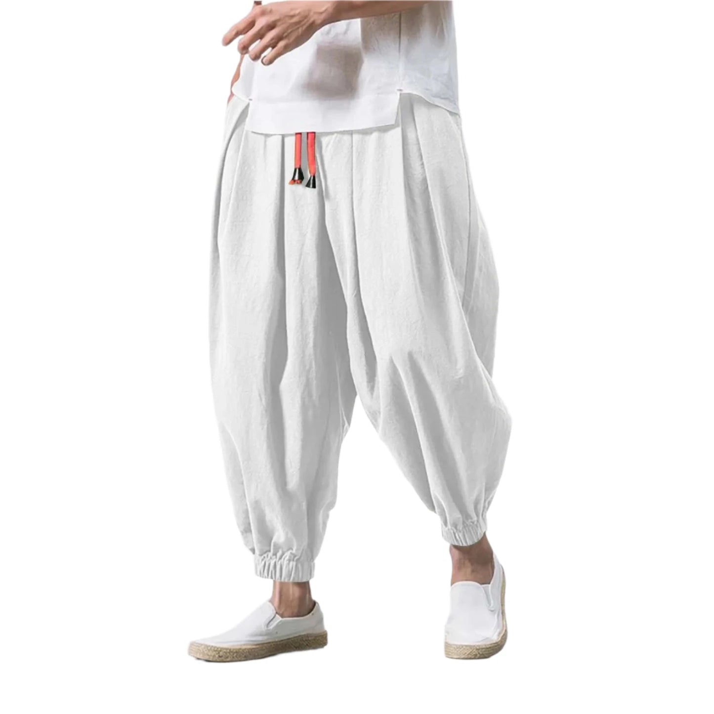 Solid Color Harem Pants