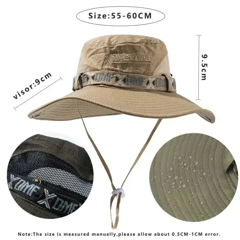 BRS Wide Brim Bucket Hat