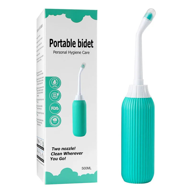 650ml Portable Handheld Bidet Bottle with Retractable Nozzle