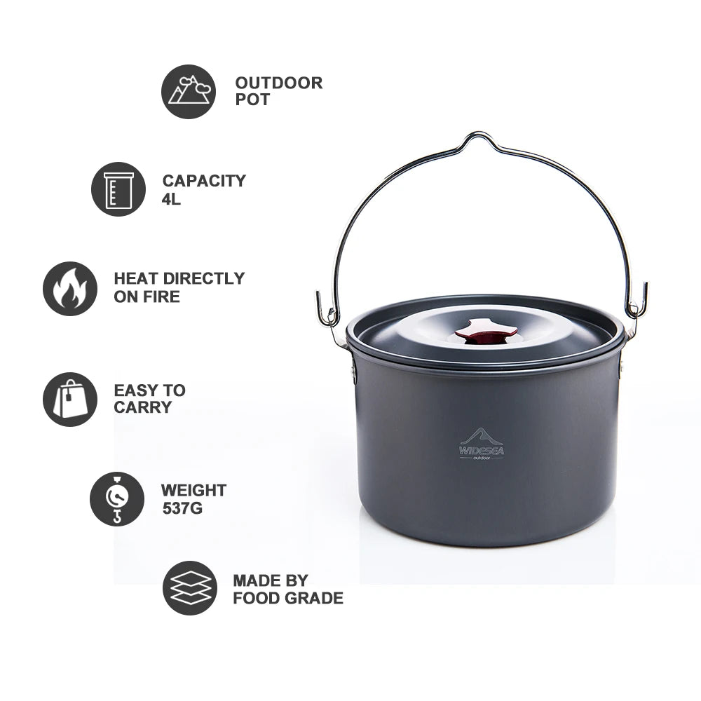 4L Camping Hanging Pot