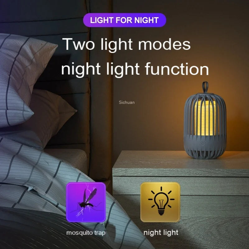 USB Rechargeable Electric Shock Mosquito Killer Lamp
