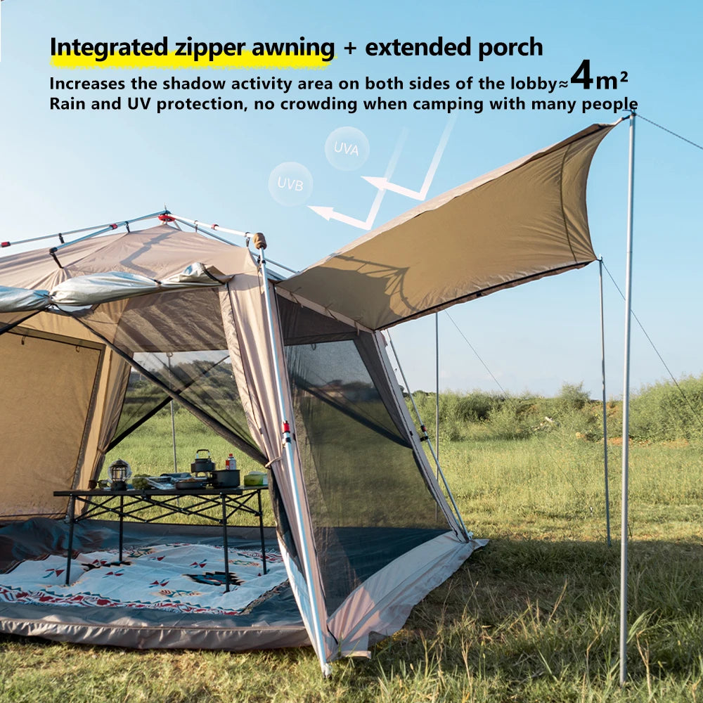 Sonuto Outdoor Quick-Open Camping Canopy Tent
