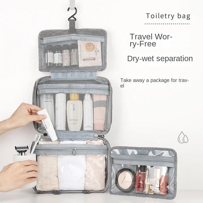 Travel Waterproof Folding Toiletry Bag