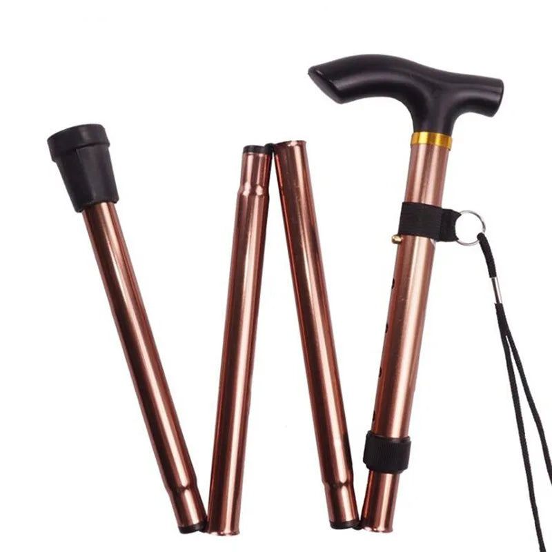 Outdoor Folding Aluminum Alloy Trekking Pole