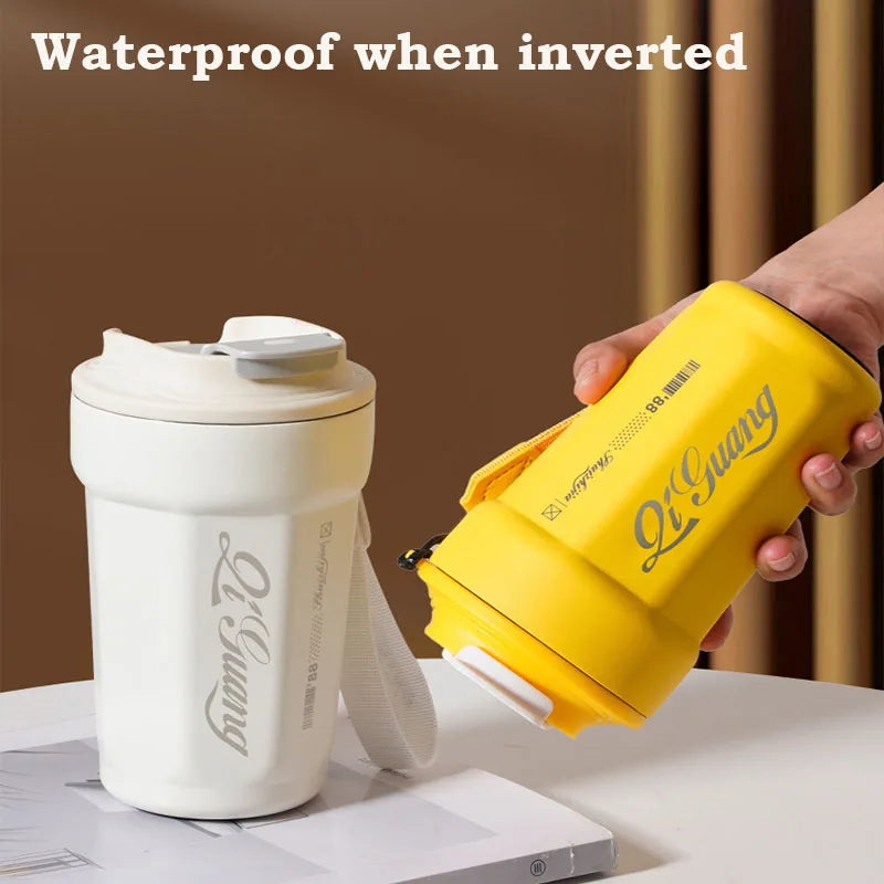 Leak-Proof 450ml Stainless Steel Travel Mug
