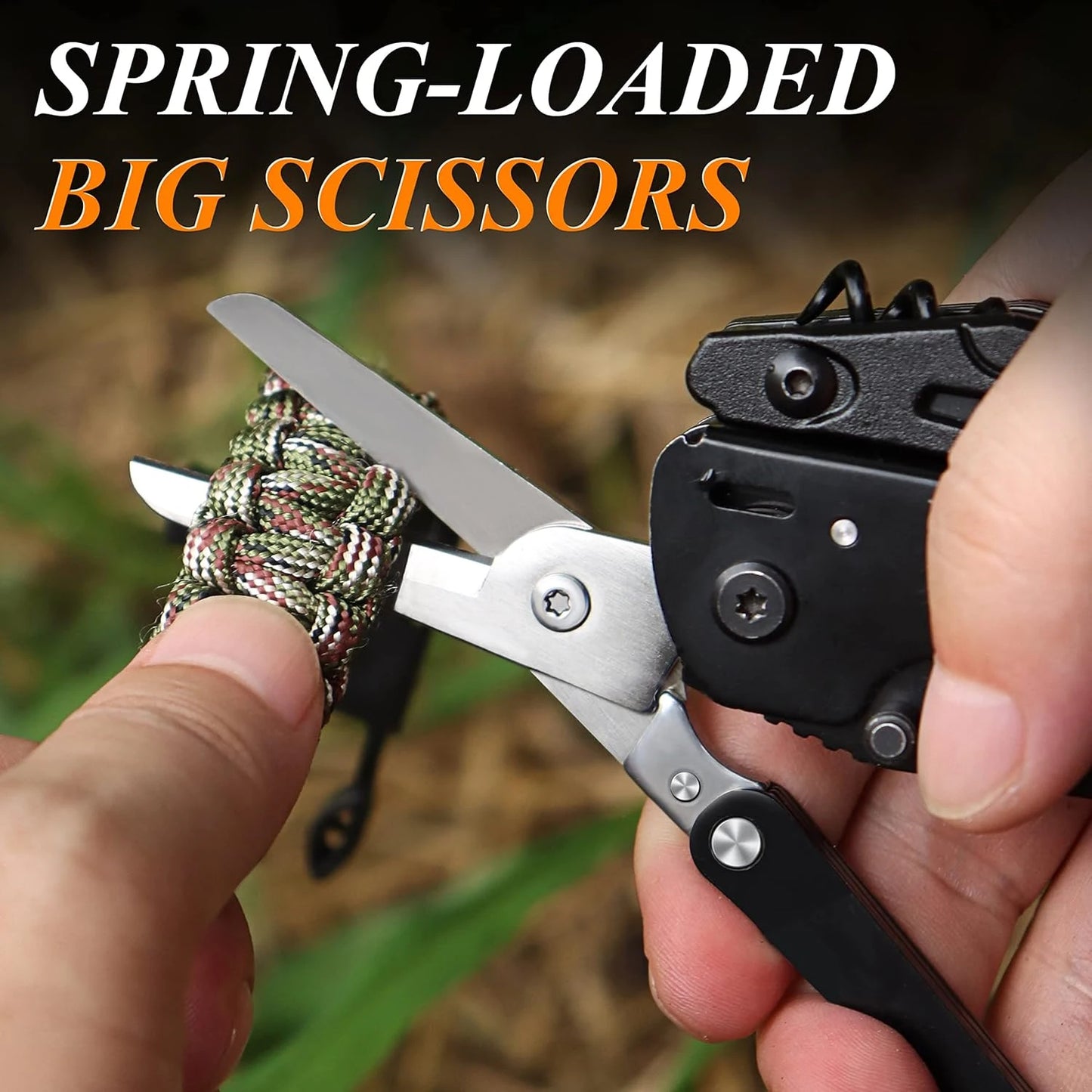 21-in-1 Stainless Steel Folding Multi-Tool Camping