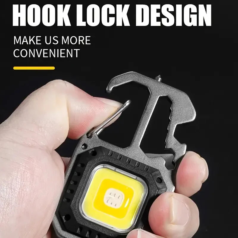 Multifunctional Mini LED Keychain Light