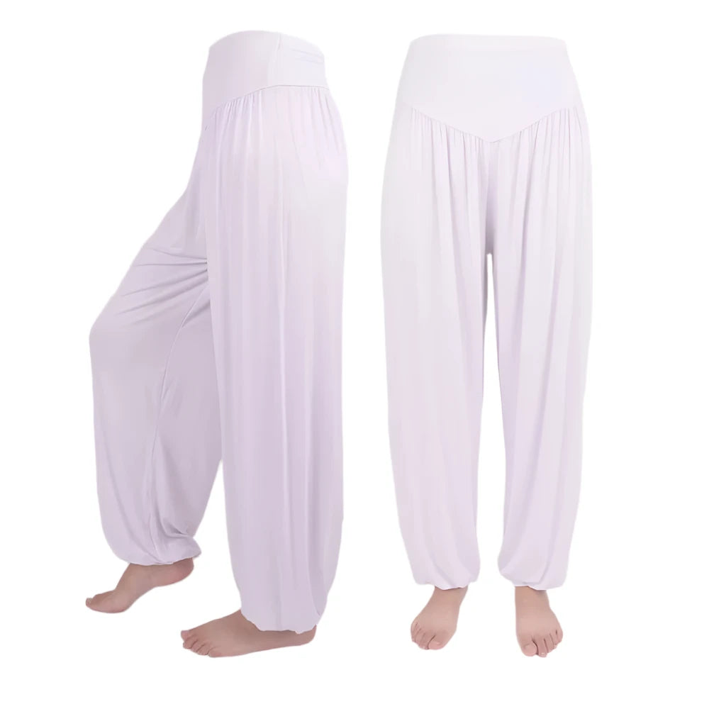 Women's Elastic Loose Casual Cotton Pants