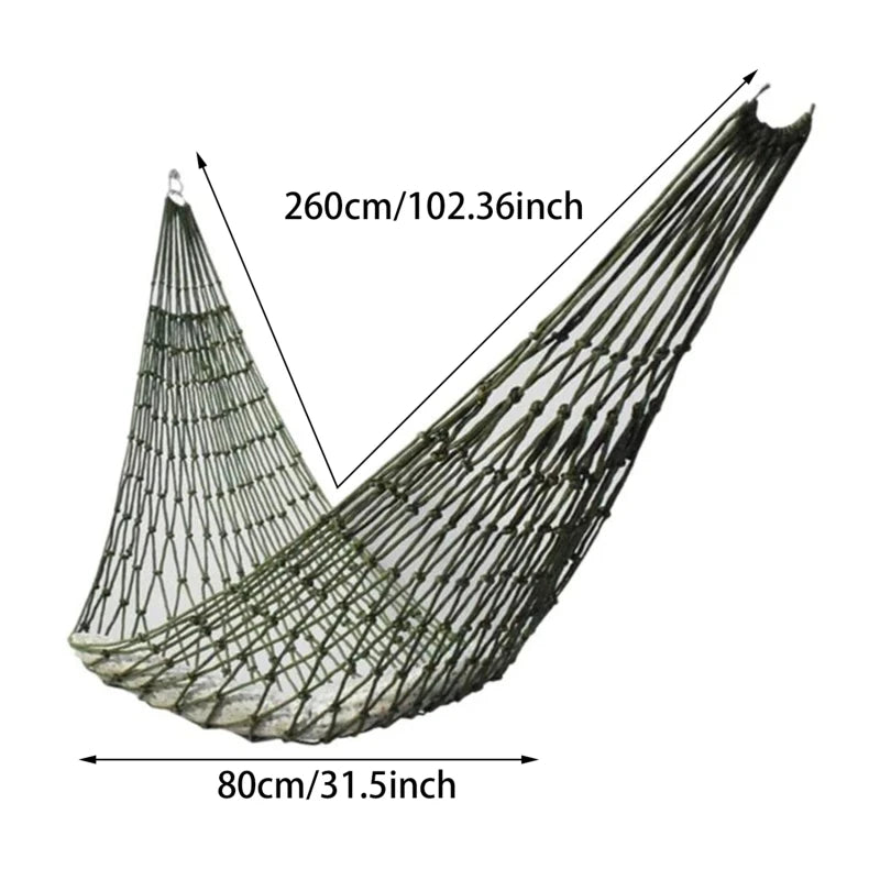 Outdoor Hammock with Nylon Straps