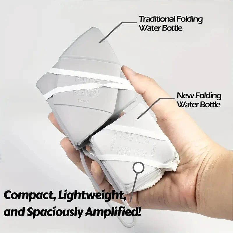 Square Silicone Folding Mug