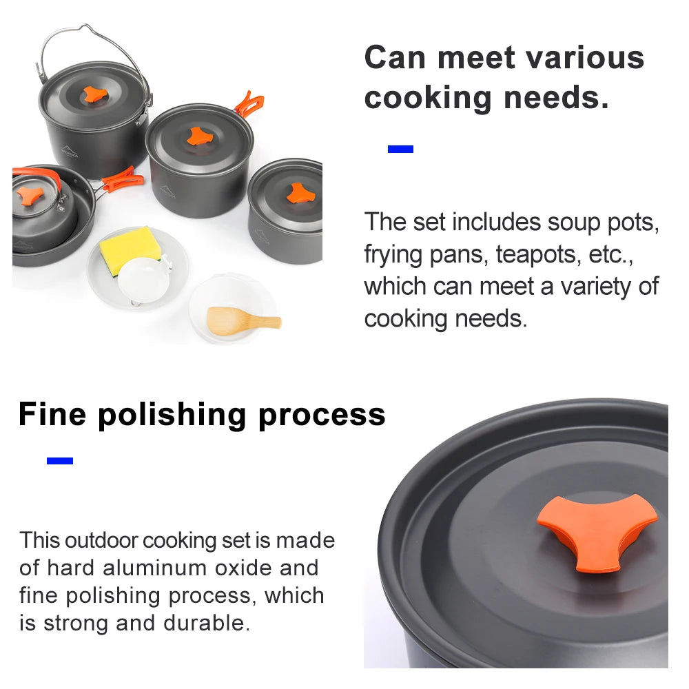 Widesea Aluminum Alloy Outdoor Cooking Pot