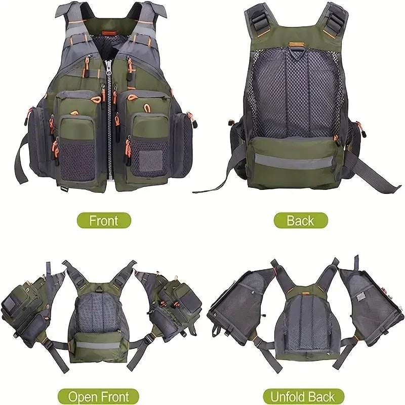 Breathable Mesh Fishing Vest