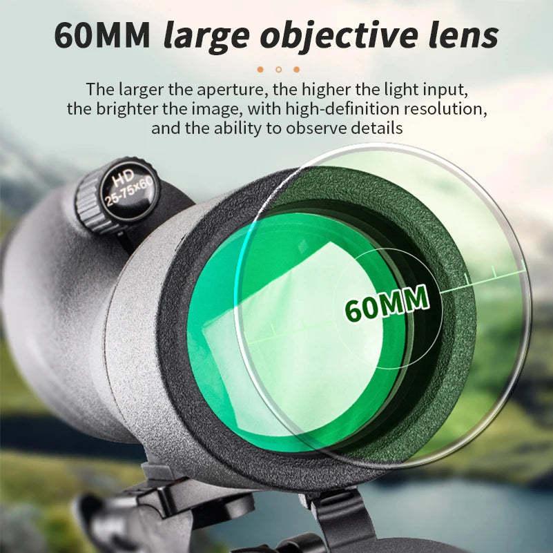 25-75x60 HD Spotting Scope