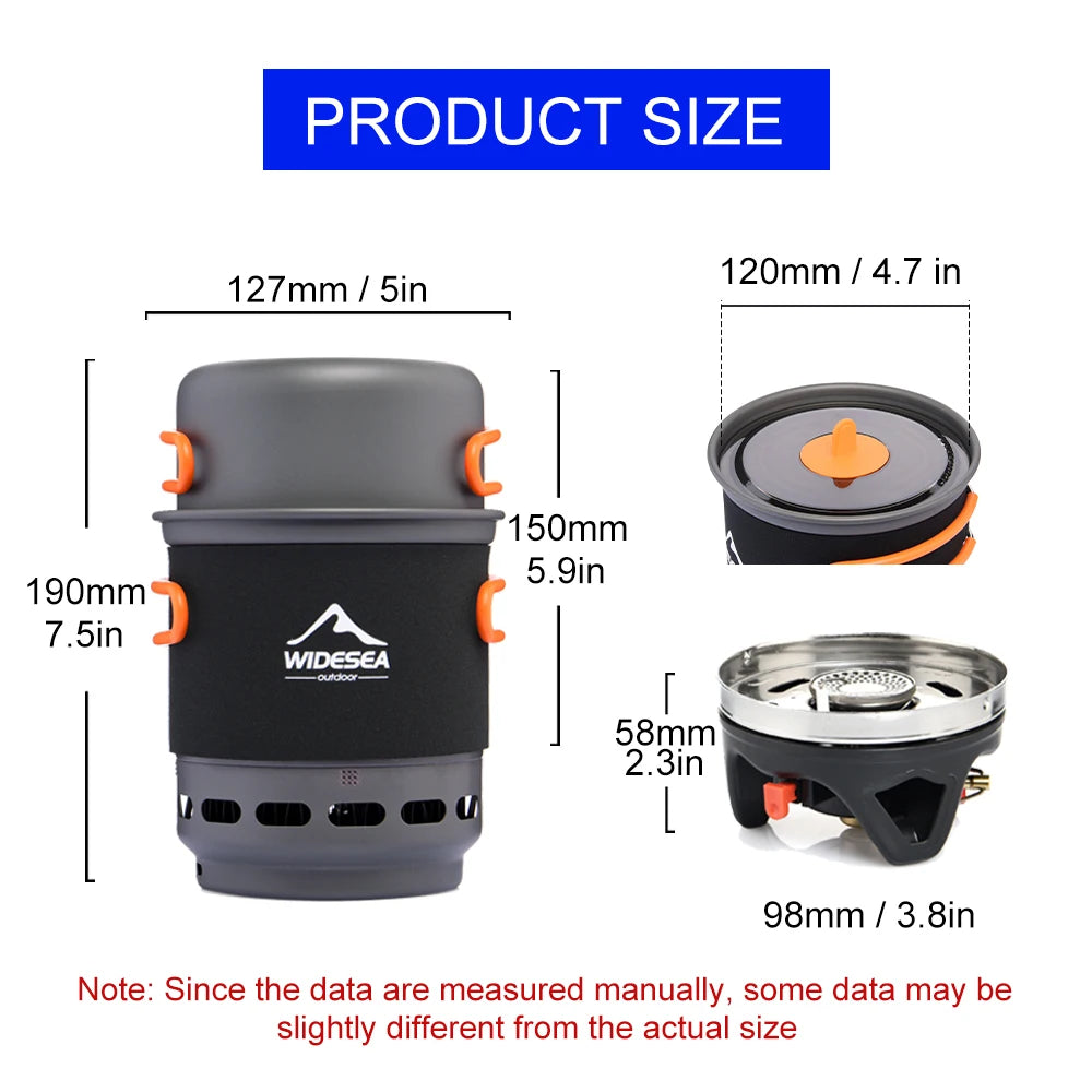 Widesea outdoor cooking kit