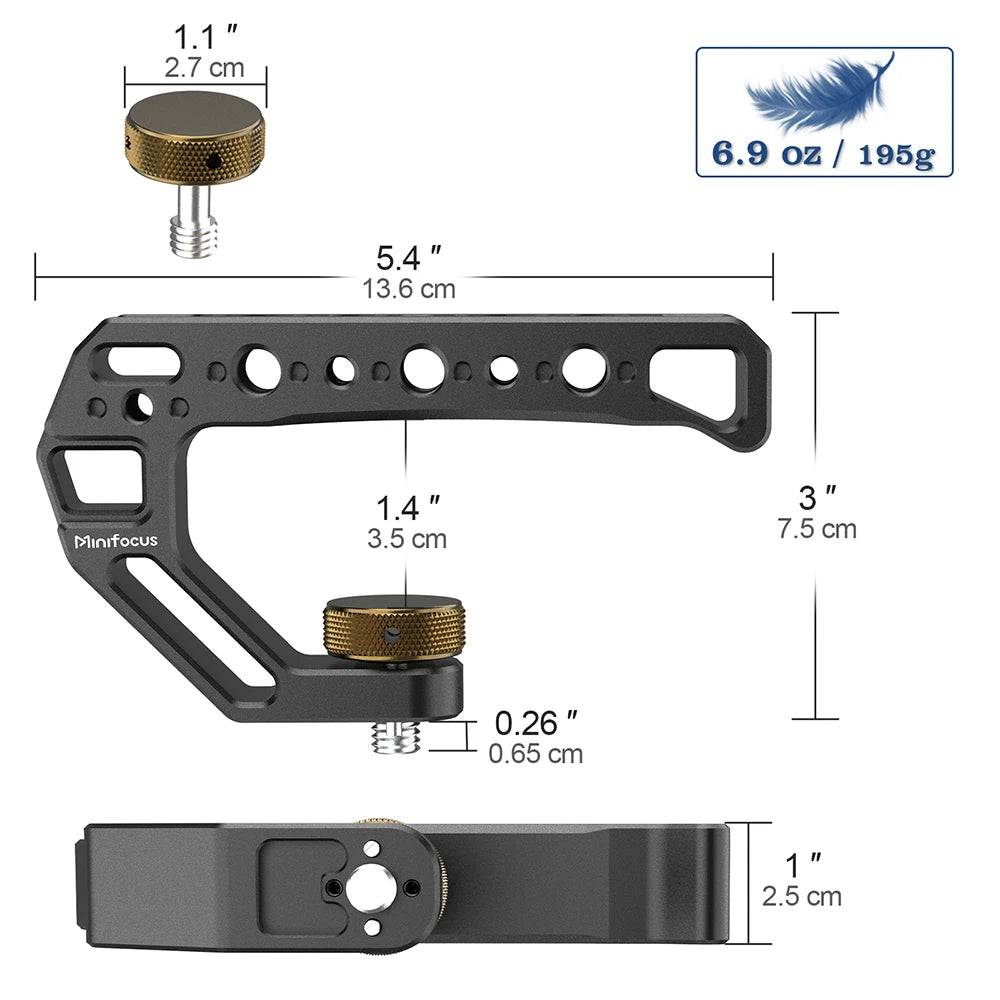 Camera Stabilizer Top Handle for filmmaking