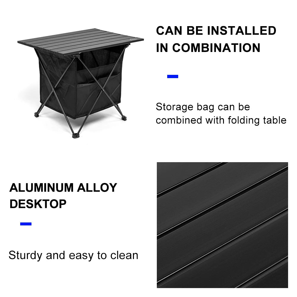 Widesea Camping Folding Roll Table