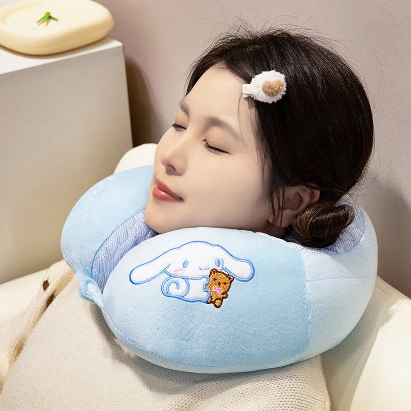 Lovely Kuromi & My Melody U-Shaped Neck Pillow