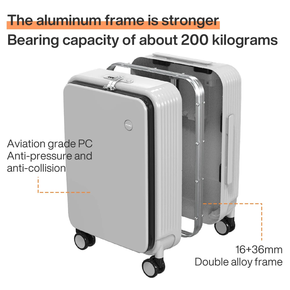 Aluminum Frame Carry-On Luggage