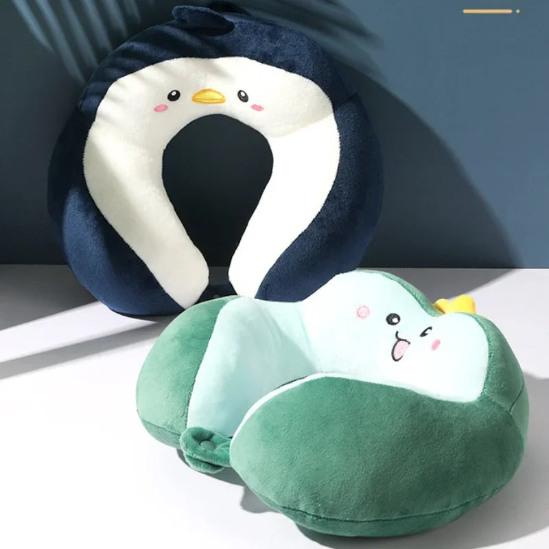 Commuting Nap Cartoon Neck Pillow