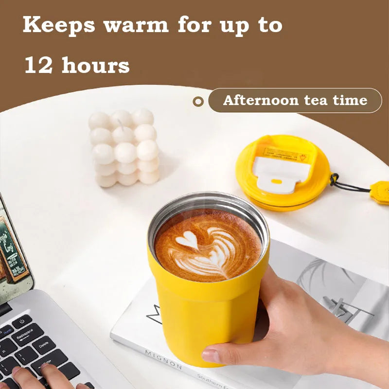 Leak-Proof 450ml Stainless Steel Travel Mug