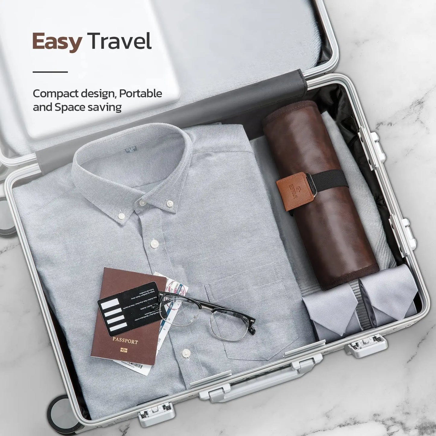PU Leather Travel Toiletry Bag