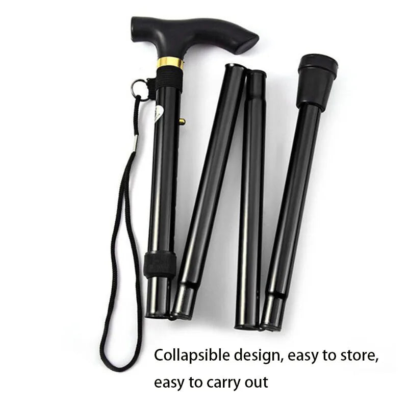 Outdoor Folding Aluminum Alloy Trekking Pole