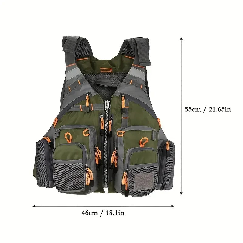 Breathable Mesh Fishing Vest