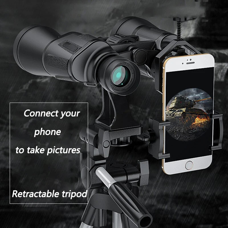 20X50 Zoom HD BAK4 Prism Binoculars